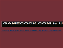 Tablet Screenshot of gamecock.com